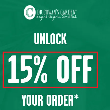 Drcowansgarden 15% off offer